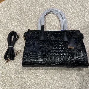 🆕 Faux Crocodile Satchel